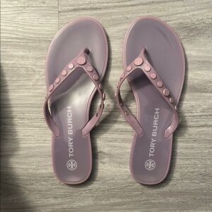 Tory Burch Pink Flip Flops